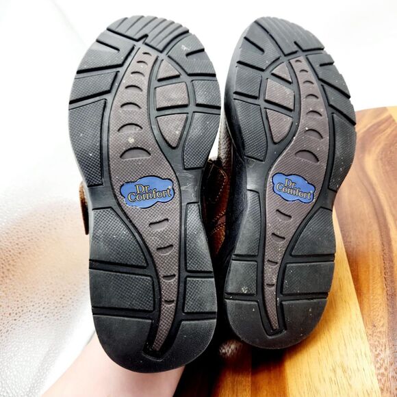 Dr Comfort Douglas Mens 10XW Diabetic Comfort Shoes Loafers Chestnut Brown #6620 - Picture 8 of 11